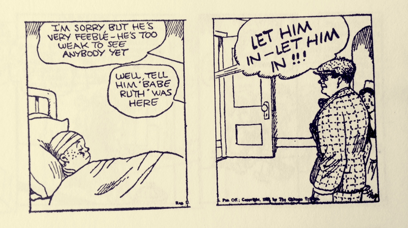 Illustration for article titled Babe Ruth In The Funny Papers